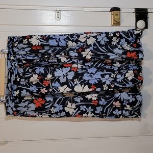 Floral Skirt with Pockets